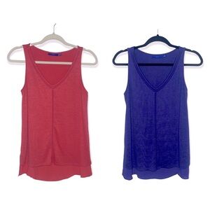 APT 9 V-Neck Sleeveless Sweater Bundle XS